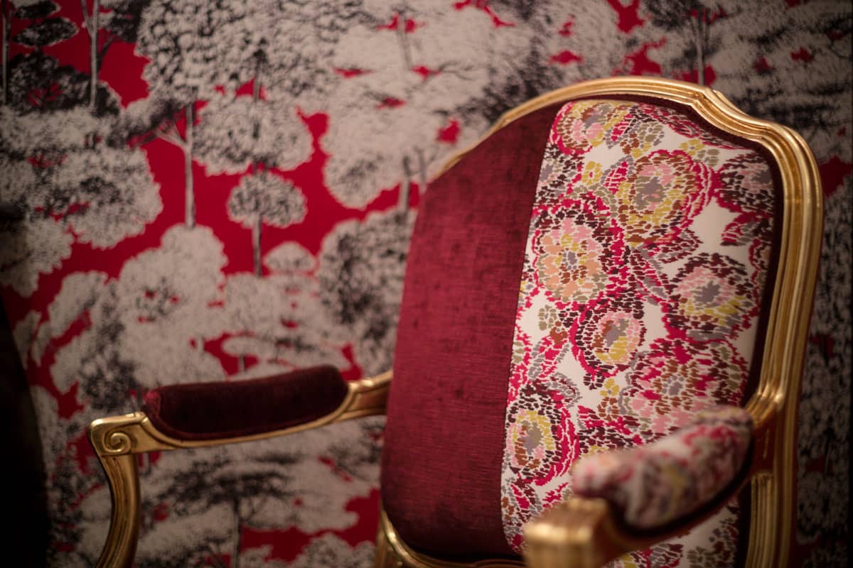 Burgundy red decor fabrics | Tessuti arredo bordeaux