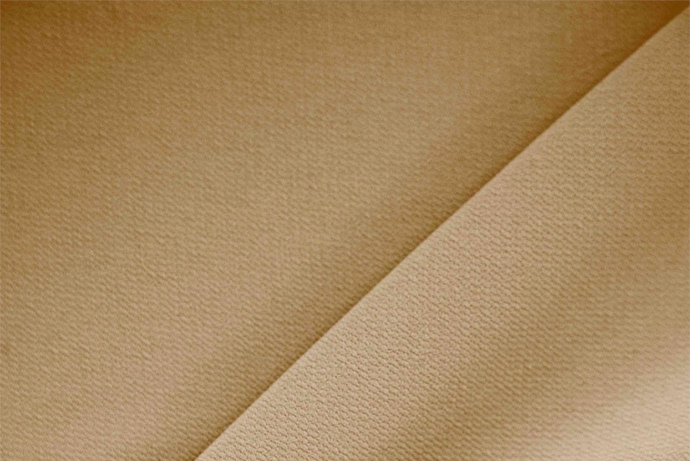Tobacco Brown Polyester Crêpe Microfiber fabric for dressmaking