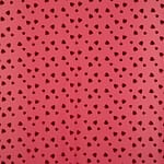 Red Polyester, Viscose fabric for dressmaking