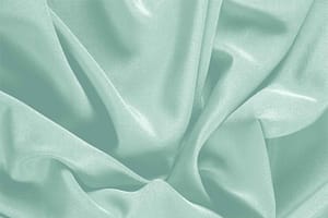 Tissu Crêpe de Chine Vert chlorophylle en Soie pour vêtements