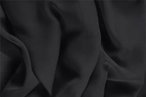 Black Silk Georgette fabric for dressmaking