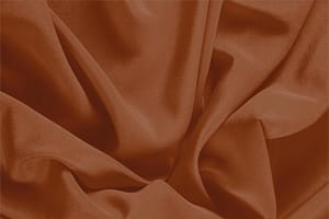 Tile brown Brown Silk Crêpe de Chine fabric for dressmaking