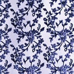 Blue Polyester, Silk, Viscose fabric for dressmaking