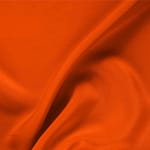 Tissu Drap Orange corail en Soie pour vêtements