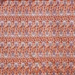 Orange, Silver Polyester, Silk fabric for dressmaking