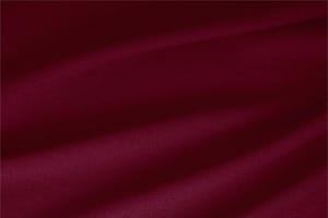 Tessuto Lana Stretch Rosso Rubino in Lana, Poliestere, Stretch per abbigliamento