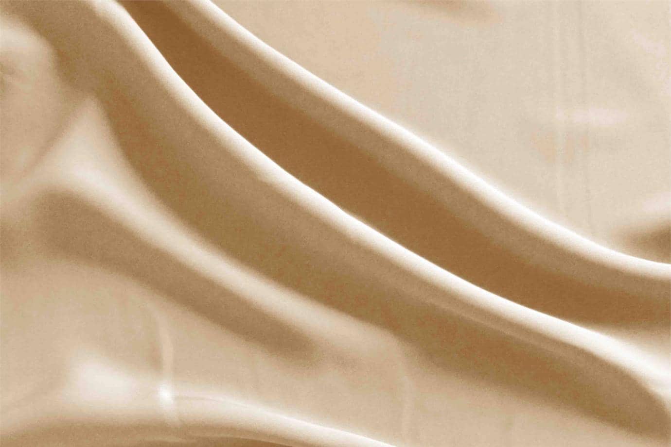 Biscuit Beige Polyester Smooth Microfiber fabric for dressmaking
