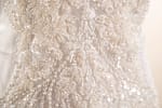 White Polyester, Viscose fabric for dressmaking