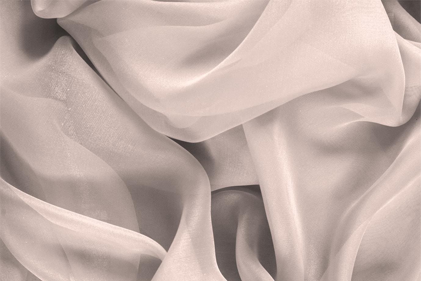 Petal Pink Silk Chiffon fabric for dressmaking