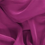 Tessuto Chiffon Viola Iris in Seta per abbigliamento