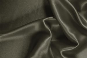 Army Green Silk Crêpe Satin fabric for dressmaking
