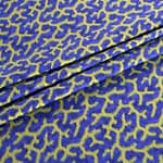 Blue, Green, Purple Polyester, Stretch fabric for dressmaking