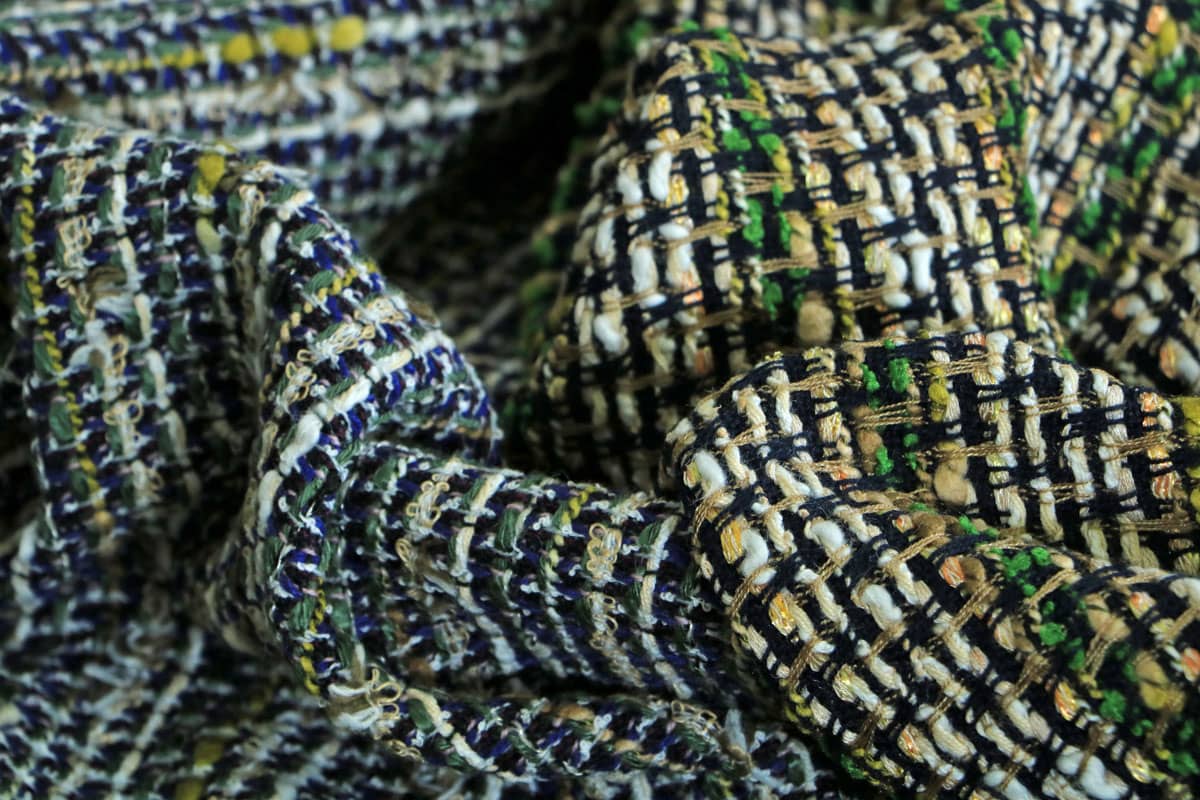 Bouclé - Tweed fabrics for clothing and fashion by the metre