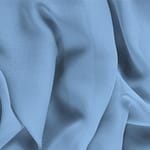 Tissu Georgette Bleu bleuet en Soie pour vêtements