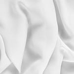 Tessuto Georgette Bianco Ottico in seta per abbigliamento