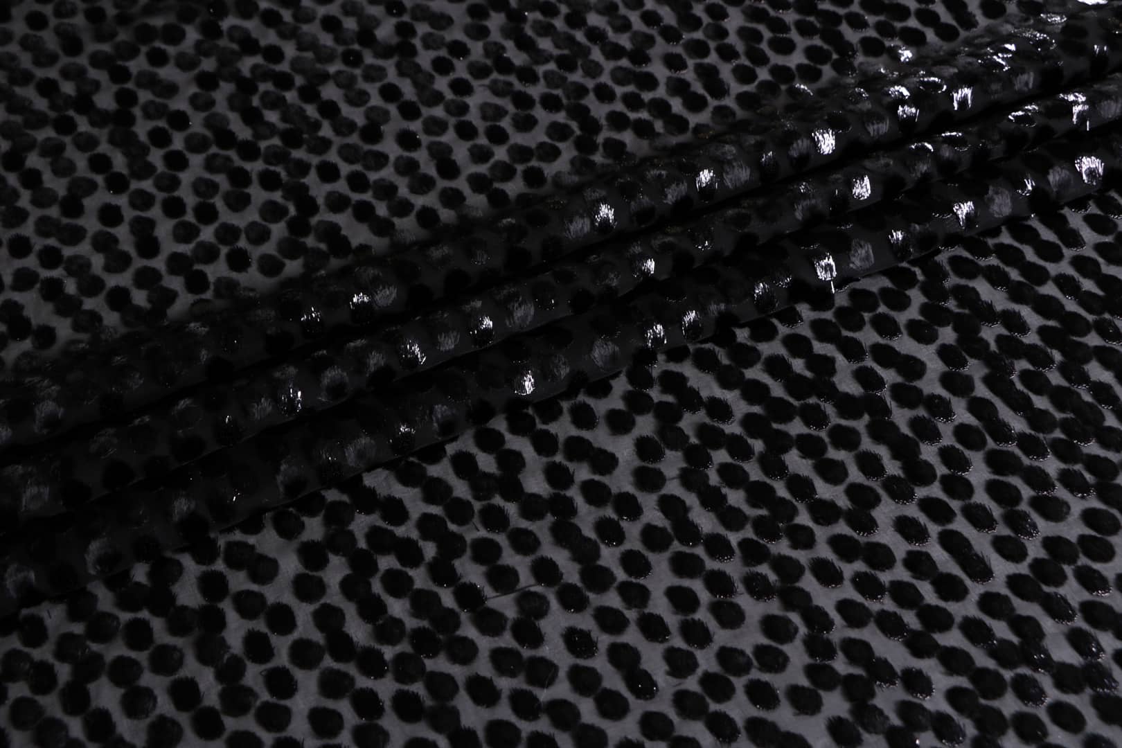 Tissu Noir en Soie, Viscose pour vêtements