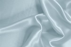 Tissu Satin stretch Bleu nuage en Soie, Stretch pour vêtements