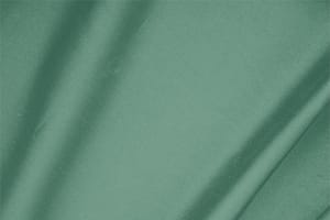 Tessuto Raso di Cotone Stretch Verde Calabrone in Cotone, Stretch per abbigliamento