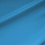 Tessuto Crêpe de Chine Stretch Blu Antille in Seta, Stretch per abbigliamento