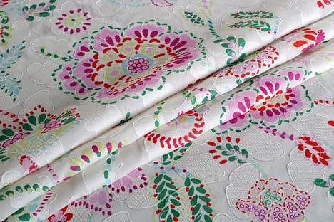 Abstract Hand Printed Batik Cotton Dress Fabric JL-36061-M 