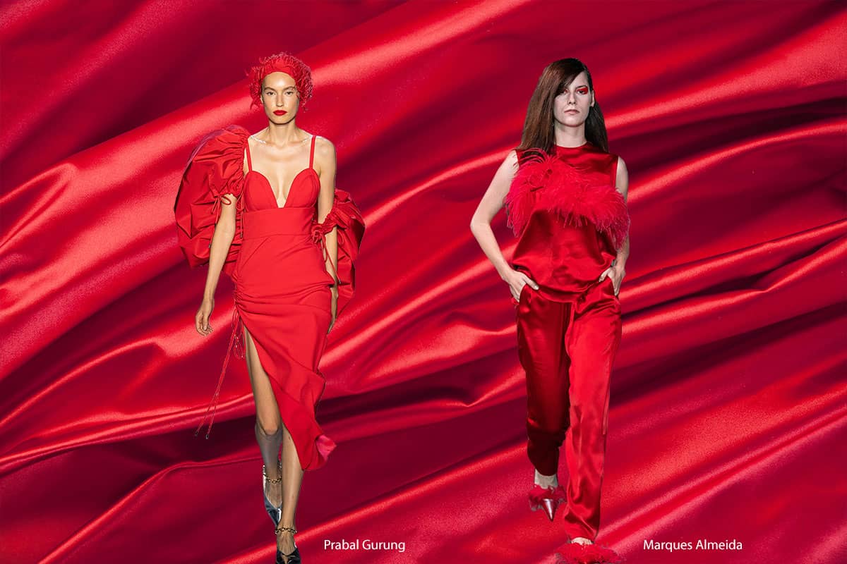 Spring 2020 Color Trends: Fiery Red and Flame Scarlet | new tess fabrics