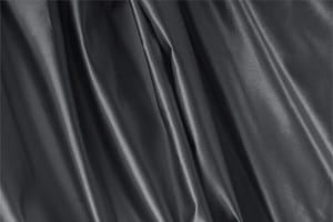 Anthracite Gray Silk Duchesse fabric for dressmaking