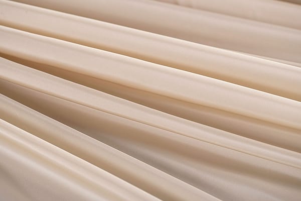 Sand beige silk taffeta fabric | new tess