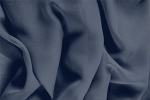 Night Blue Silk Georgette fabric for dressmaking