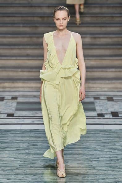 Yellow Iris - Victoria Beckham Ready-to-Wear Spring 2020