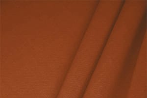 Brick Brown Linen, Stretch, Viscose Linen Blend fabric for dressmaking