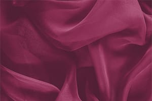 Cerise Purple Silk Chiffon fabric for dressmaking