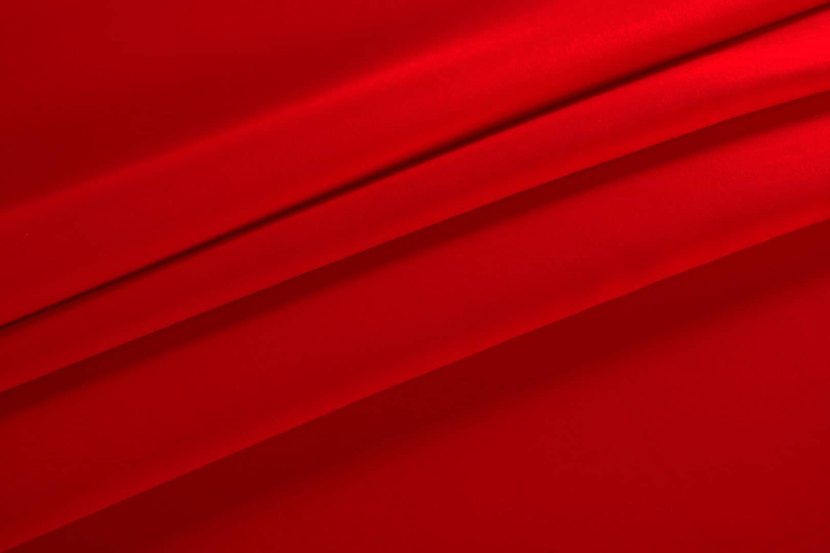 Campari Red Polyester Heavy Microfiber fabric for dressmaking