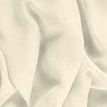 Tessuto Georgette Bianco Latte in Seta per abbigliamento