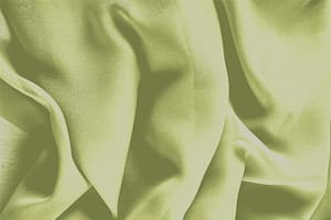 Tessuto Georgette Verde Acido in Seta per abbigliamento