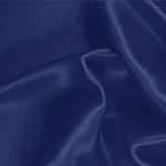 Tessuto Raso Stretch Blu Oltremare in Seta, Stretch per abbigliamento