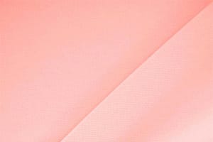 Tissu Microfibre Crêpe Rose pêche en Polyester pour vêtements