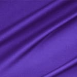 Tissu Satinette de coton stretch Violet iris en Coton, Stretch pour vêtements