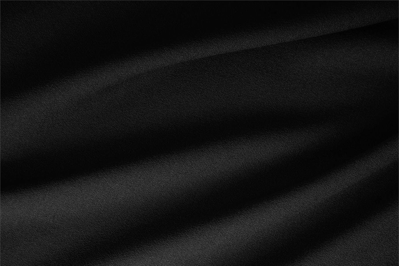 Tissu laine stretch noir pour vêtements