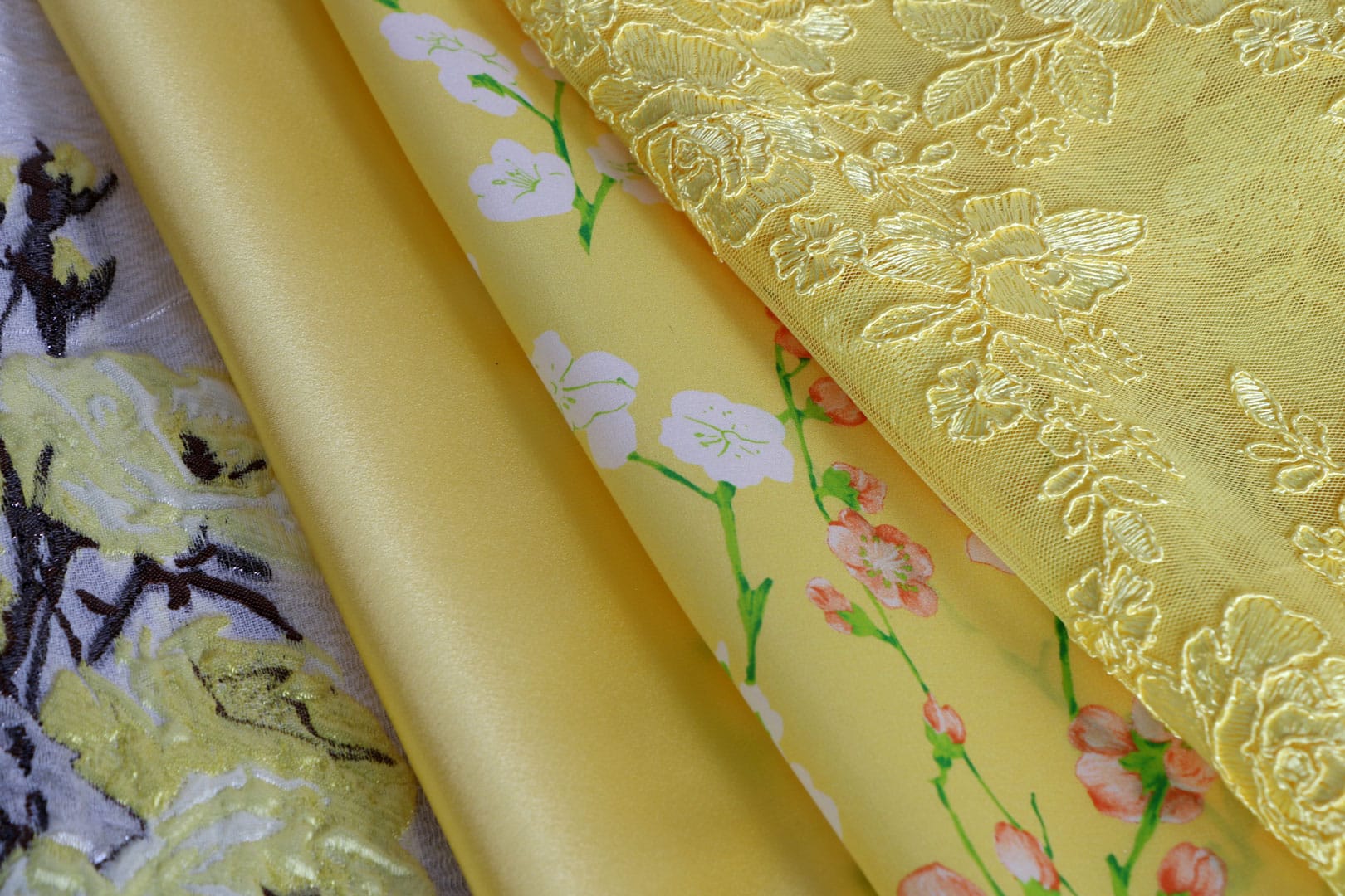 Illuminating Yellow Fabrics for dressmaking and fashion | new tess