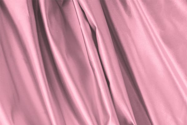 Baby Pink Silk Duchesse fabric for dressmaking