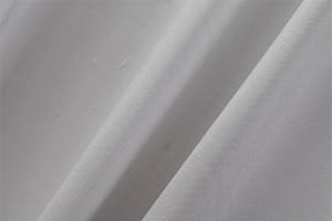 Stone Gray Cotton, Silk Double Shantung fabric for dressmaking