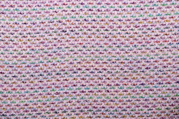 Tissu Multicolor, Rose en Coton, Laine, Polyester pour vêtements