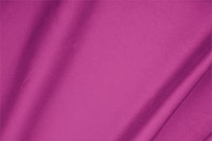 Fuchsia stretch cotton satin fabric for dressmaking