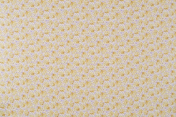 Yellow Cotton fabric for dressmaking