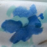 Blue Silk Crêpe Satin fabric for dressmaking