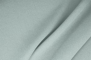Tessuto Doppia Crepella di Lana Blu Opale in Lana per abbigliamento