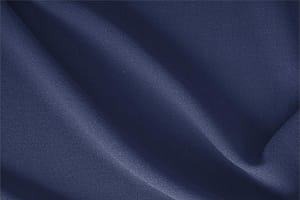 Tessuto Crepella di Lana Blu Oceano in Lana per abbigliamento