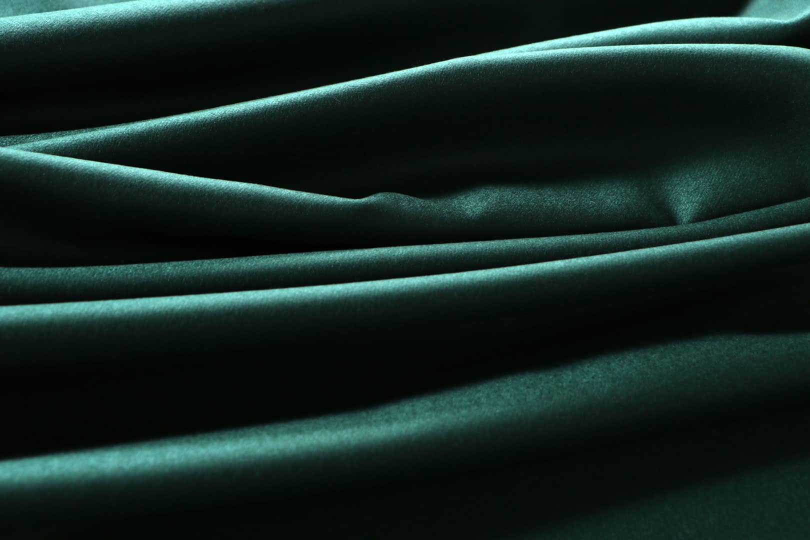 Tessuto Flanella Verde in Lana per abbigliamento