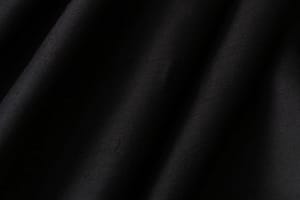 Tessuto Mussola Nero in Cotone per abbigliamento