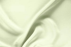 Tessuto Drap Verde Mela in Seta per abbigliamento